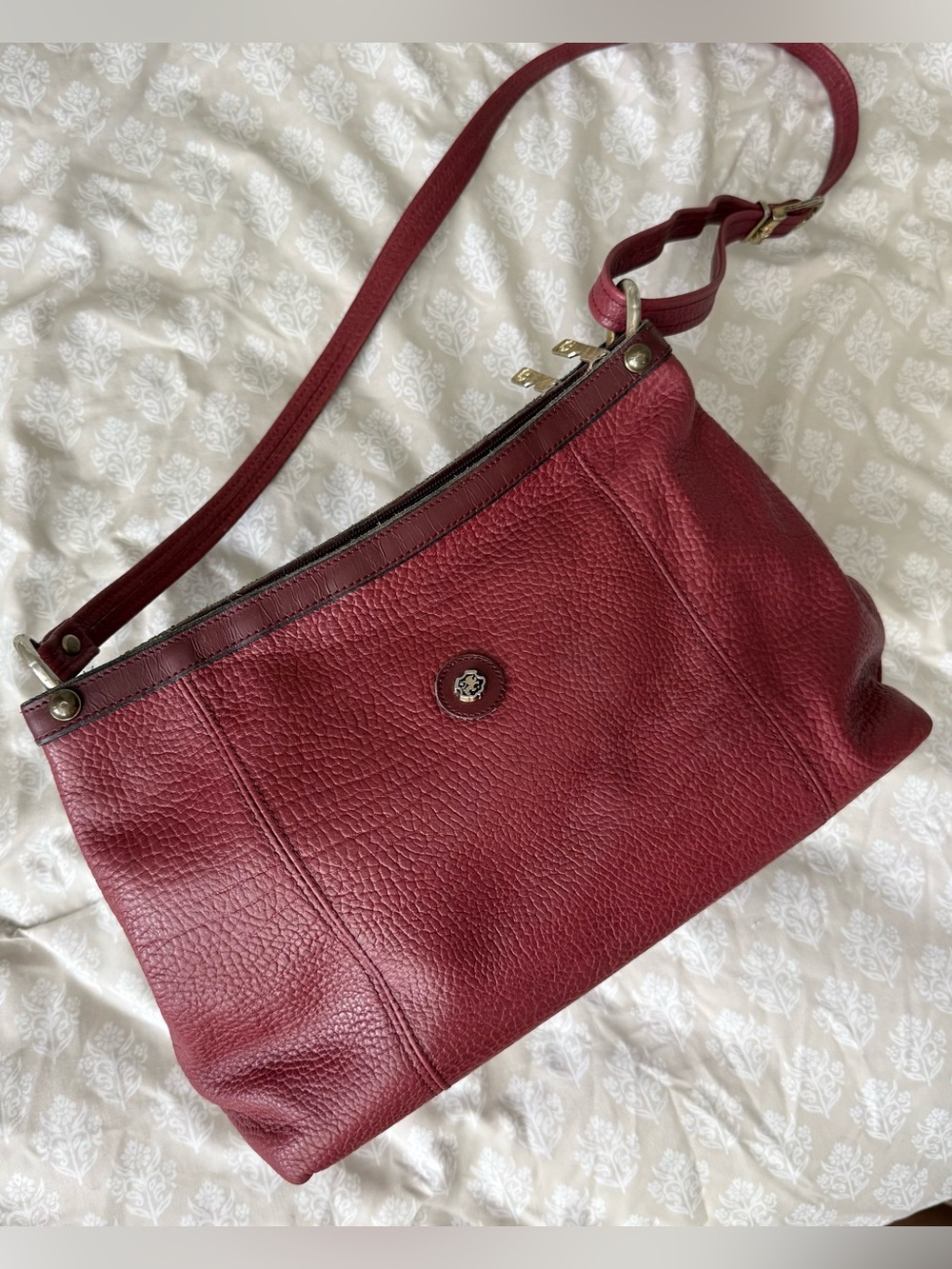 Vintage Leather USA Handbag 90s Archival Americana Western John Romain Purse